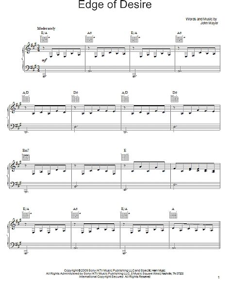 open zoom image for Edge Of Desire - Piano/Vocal/Guitar, New, Main