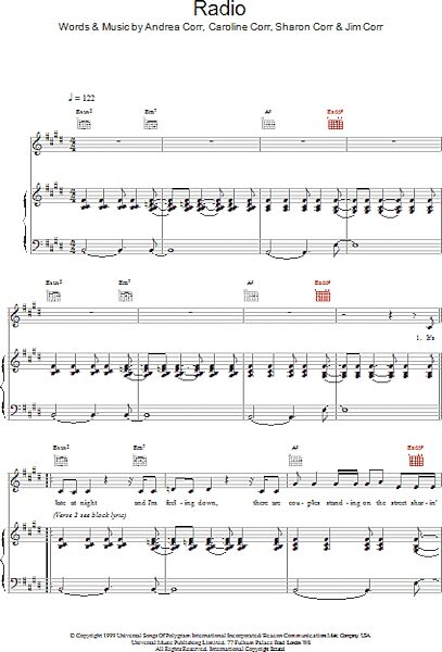 open zoom image for Radio #1 - Piano/Vocal/Guitar, New, Main