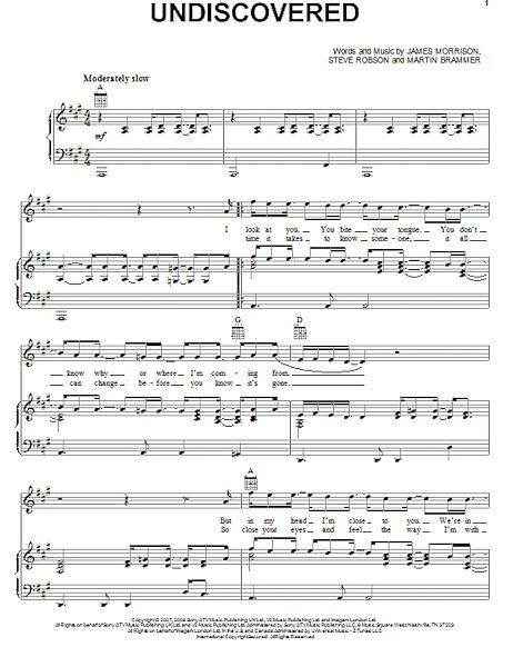 open zoom image for Undiscovered - Piano/Vocal/Guitar, New, Main