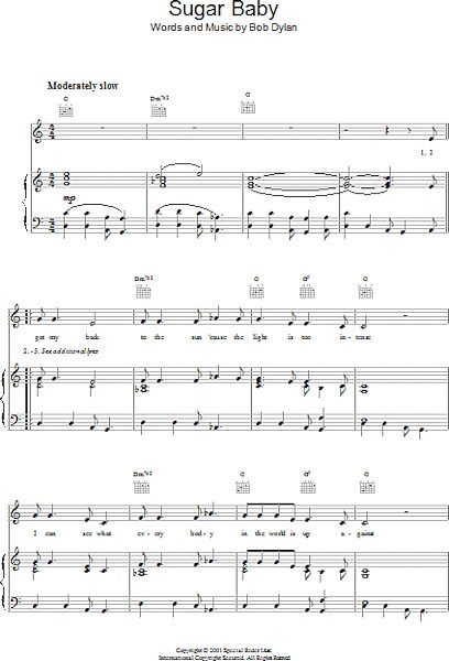 open zoom image for Sugar Baby - Piano/Vocal/Guitar, New, Main