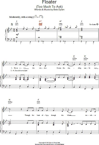 open zoom image for Floater - Piano/Vocal/Guitar, New, Main