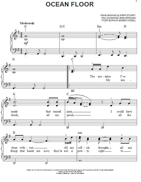 open zoom image for Ocean Floor - Easy Piano, New, Main