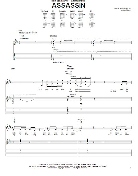 open zoom image for Assassin - Guitar TAB, New, Main