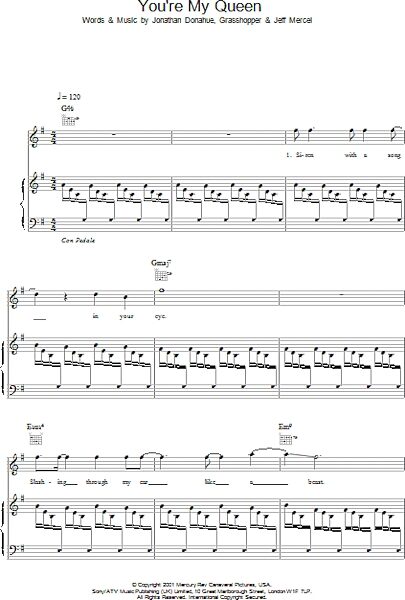 open zoom image for You're My Queen - Piano/Vocal/Guitar, New, Main