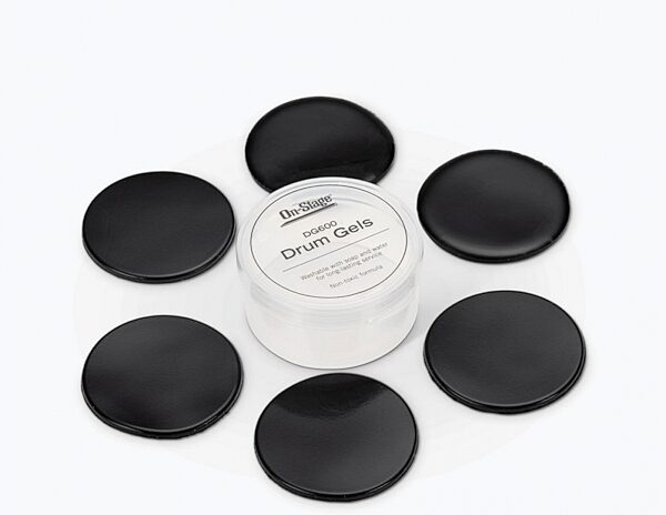 open zoom image for On-Stage DG600 Drum Gels, New, Action Position Back