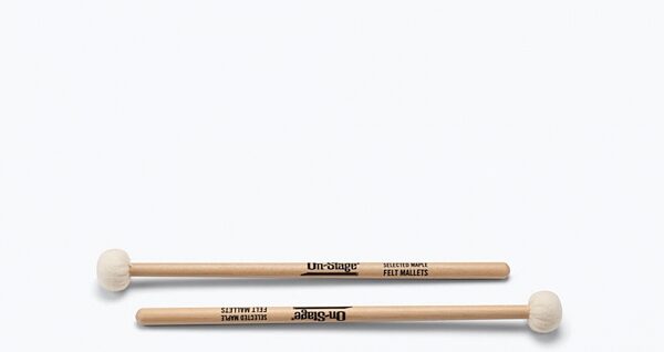 open zoom image for On-Stage WPM200 Felt Tip Mallets, New, Action Position Back