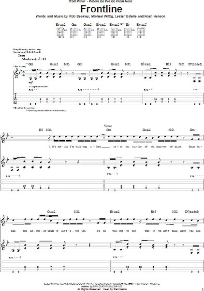 open zoom image for Frontline - Guitar TAB, New, Main