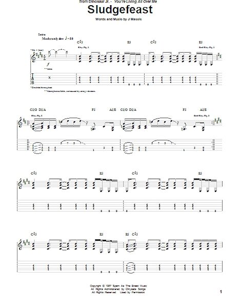 open zoom image for Sludgefeast - Guitar TAB, New, Main