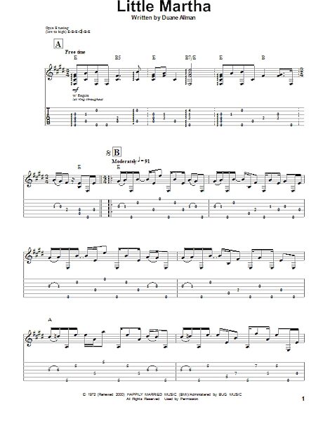 open zoom image for Little Martha - Guitar Tab Play-Along, New, Main