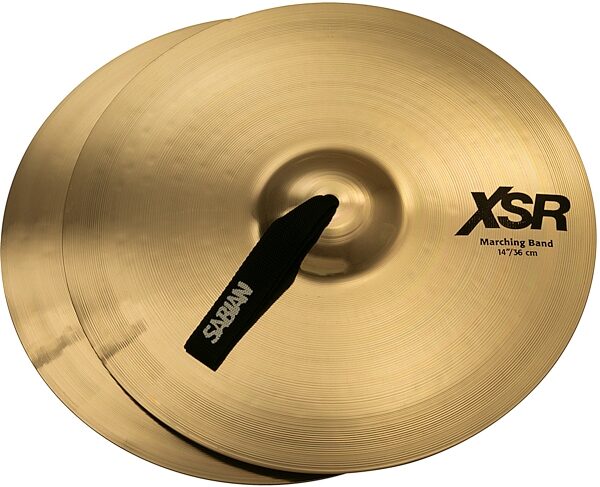 open zoom image for Sabian XSR Marching Band Cymbal, Brilliant Finish, 14 inch, Action Position Back