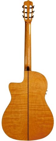 open zoom image for Cordoba Fusion 14 Maple Classical Acoustic-Electric Guitar with Gig Bag, Rear