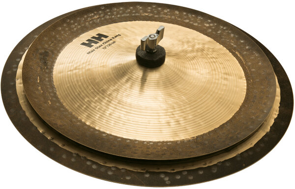 open zoom image for Sabian HH Low Max Stax Splash Cymbals, Pair, 12 inch Max Stax China Kang &amp; 14 inch Max Stax Crash, Action Position Back