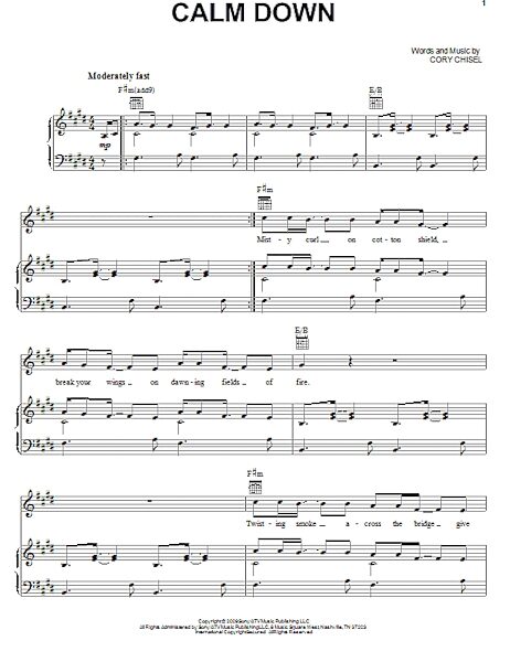 open zoom image for Calm Down - Piano/Vocal/Guitar, New, Main