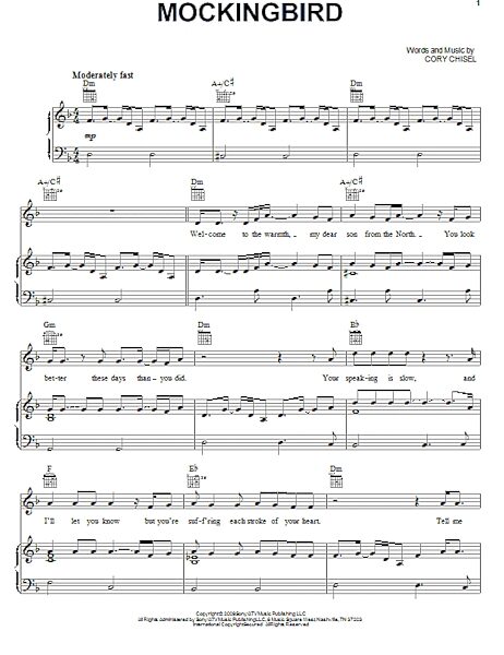 open zoom image for Mockingbird - Piano/Vocal/Guitar, New, Main