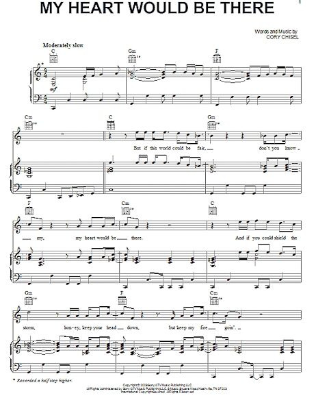 open zoom image for My Heart Would Be There - Piano/Vocal/Guitar, New, Main
