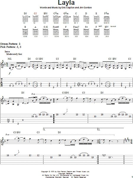 open zoom image for Layla - Easy Guitar with TAB, New, Main