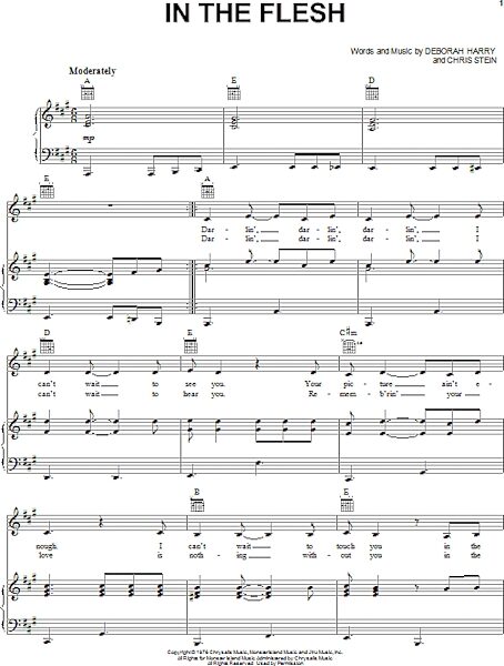open zoom image for In The Flesh - Piano/Vocal/Guitar, New, Main