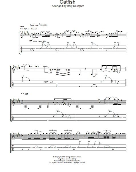 open zoom image for Catfish - Guitar TAB, New, Main