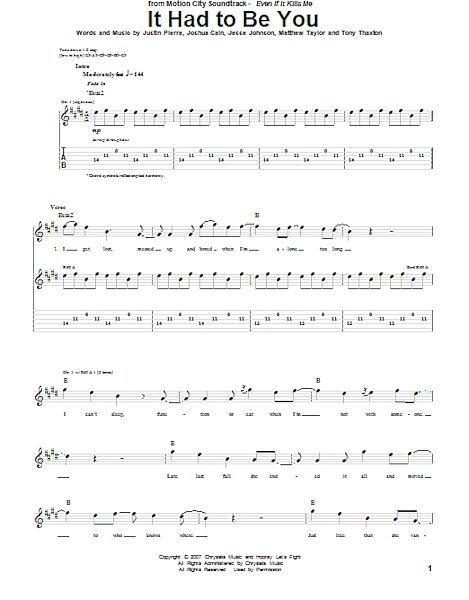 open zoom image for It Had To Be You - Guitar TAB, New, Main