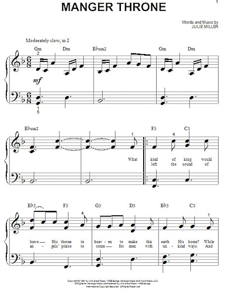 open zoom image for Manger Throne - Big Note Piano, New, Main