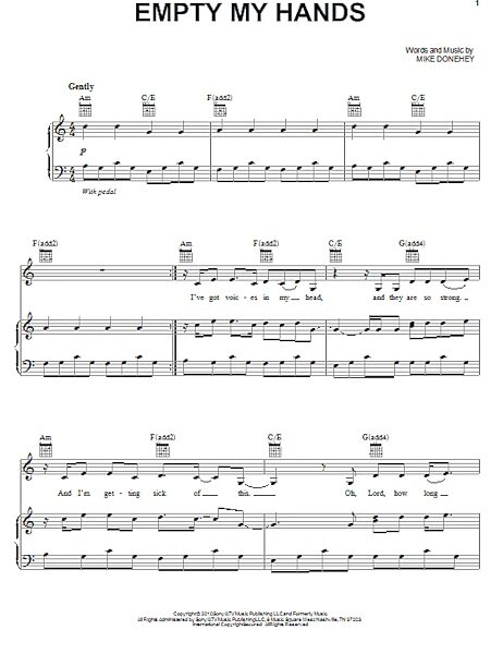 open zoom image for Empty My Hands - Piano/Vocal/Guitar, New, Main