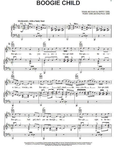 open zoom image for Boogie Child - Piano/Vocal/Guitar, New, Main