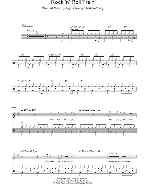 open zoom image for Rock 'N' Roll Train (Drums) - Fake Book, New, Main