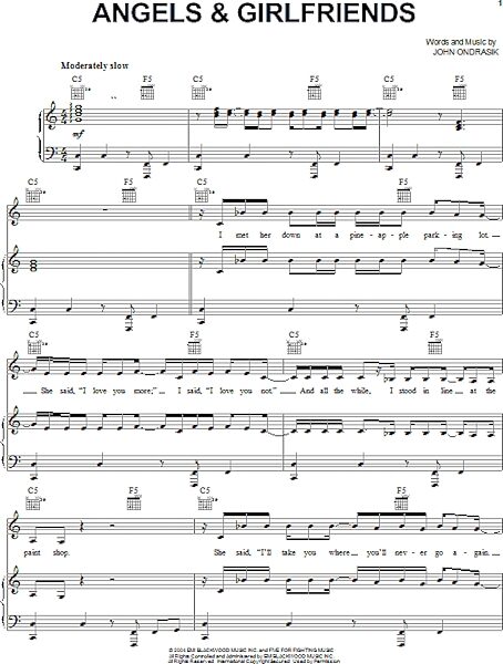 open zoom image for Angels & Girlfriends - Piano/Vocal/Guitar, New, Main