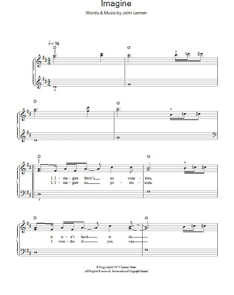 open zoom image for Imagine - Easy Piano, New, Main