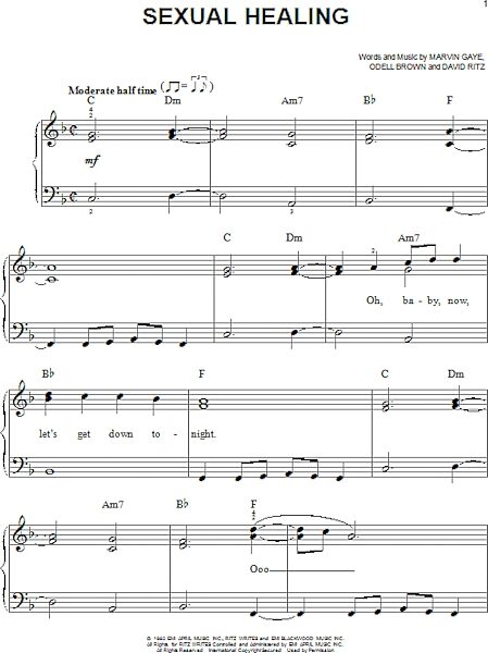 open zoom image for Sexual Healing - Easy Piano, New, Main