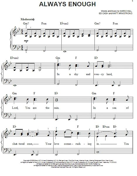 open zoom image for Always Enough - Easy Piano, New, Main