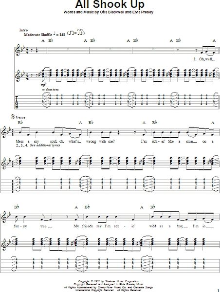 open zoom image for All Shook Up - Guitar Tab Play-Along, New, Main
