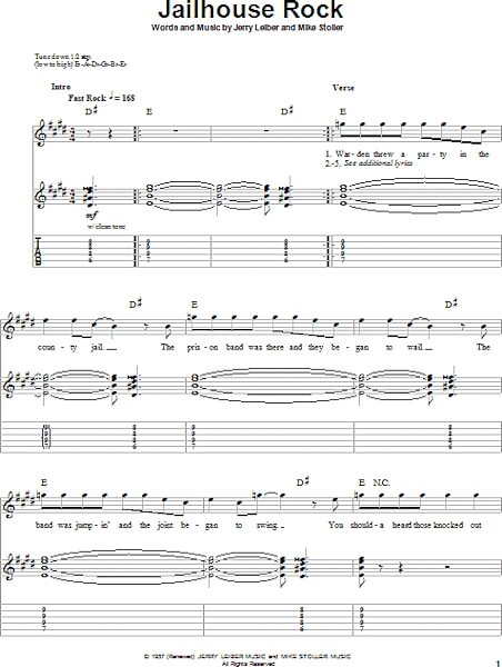 open zoom image for Jailhouse Rock - Guitar Tab Play-Along, New, Main