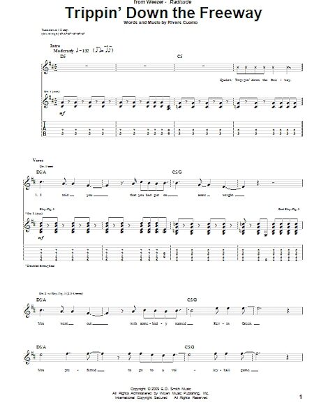 open zoom image for Trippin' Down The Freeway - Guitar TAB, New, Main