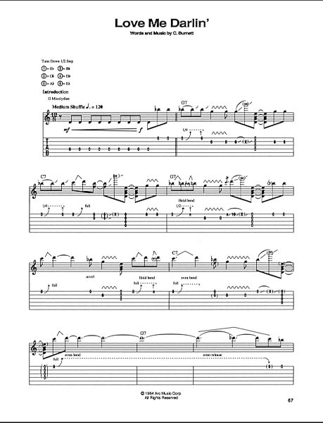 open zoom image for Love Me Darlin' - Guitar TAB, New, Main