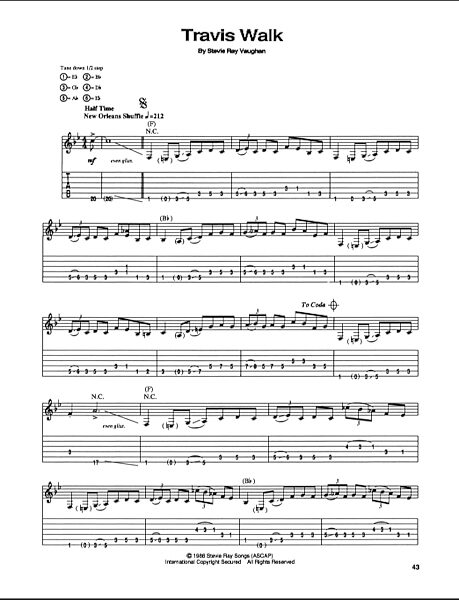 open zoom image for Travis Walk - Guitar TAB, New, Main