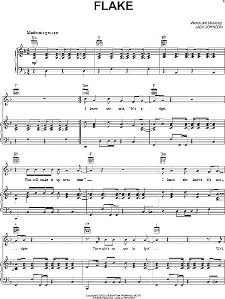 open zoom image for Flake - Piano/Vocal/Guitar, New, Main