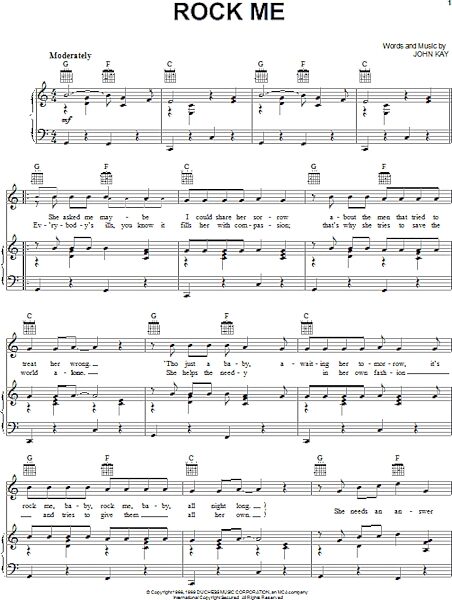 open zoom image for Rock Me - Piano/Vocal/Guitar, New, Main