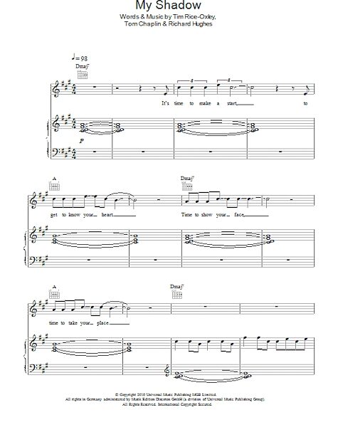 open zoom image for My Shadow - Piano/Vocal/Guitar, New, Main