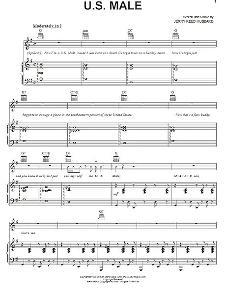 open zoom image for U.S. Male - Piano/Vocal/Guitar, New, Main