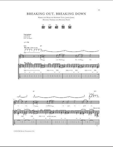 open zoom image for Breaking Out, Breaking Down - Guitar TAB, New, Main