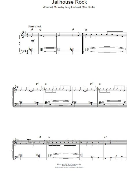 open zoom image for Jailhouse Rock - Piano Solo, New, Main
