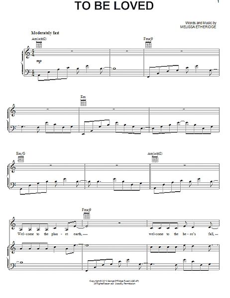 open zoom image for To Be Loved - Piano/Vocal/Guitar, New, Main