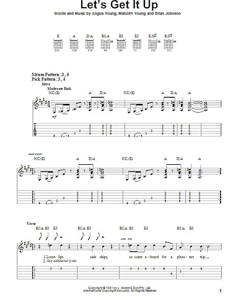 open zoom image for Let's Get It Up - Easy Guitar with TAB, New, Main