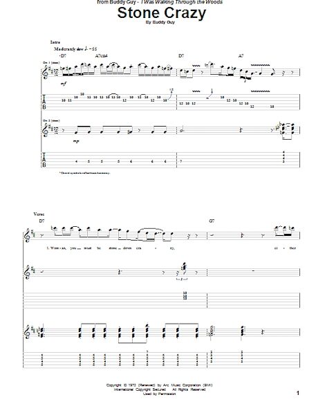 open zoom image for Stone Crazy - Guitar TAB, New, Main