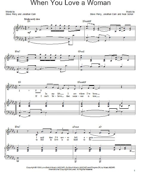 open zoom image for When You Love A Woman - Piano Vocal, New, Main