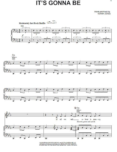 open zoom image for It's Gonna Be - Piano/Vocal/Guitar, New, Main