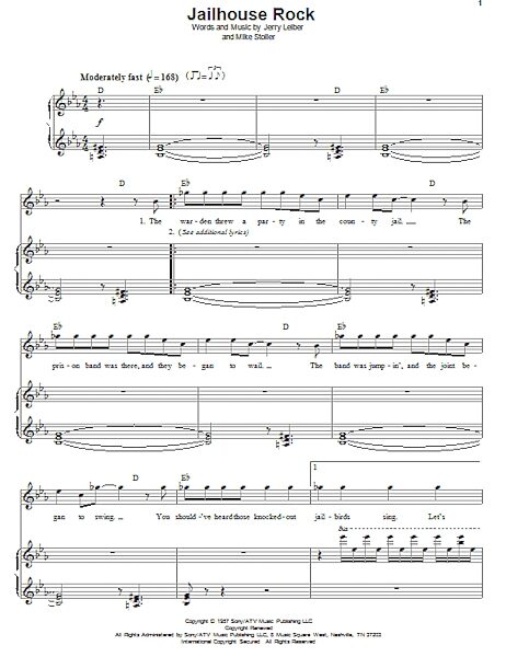 open zoom image for Jailhouse Rock - Piano Vocal, New, Main