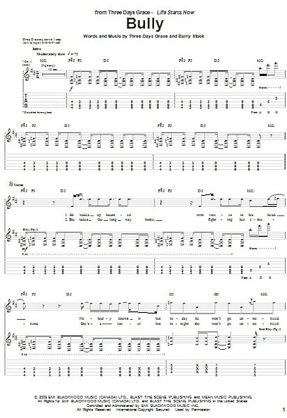 open zoom image for Bully - Guitar TAB, New, Main