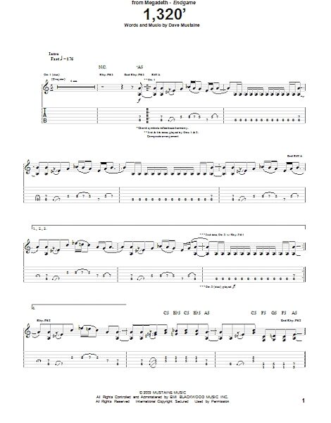 open zoom image for 1,320' - Guitar TAB, New, Main